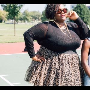 Leopard tulle skirt from Torrid